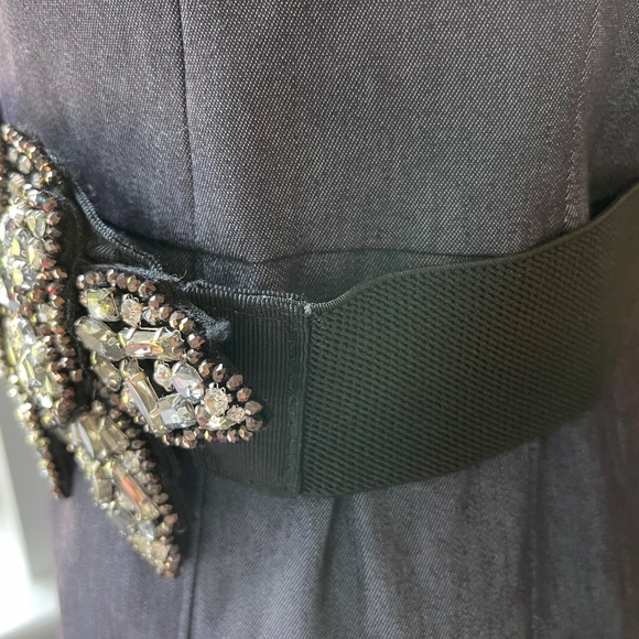 White House Black Market- Black Jeweled Designed Belt- Size Medium - Picture 7 of 10